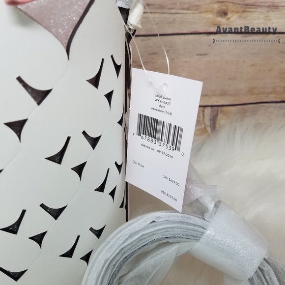 Kate Spade Small Bucket heart Optic White Dorit - Picture 11 of 15